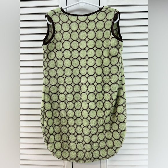 Swaddle Designs Zipme Sack Green Fuzzy Fleece 3-6 M - Picture 5 of 6
